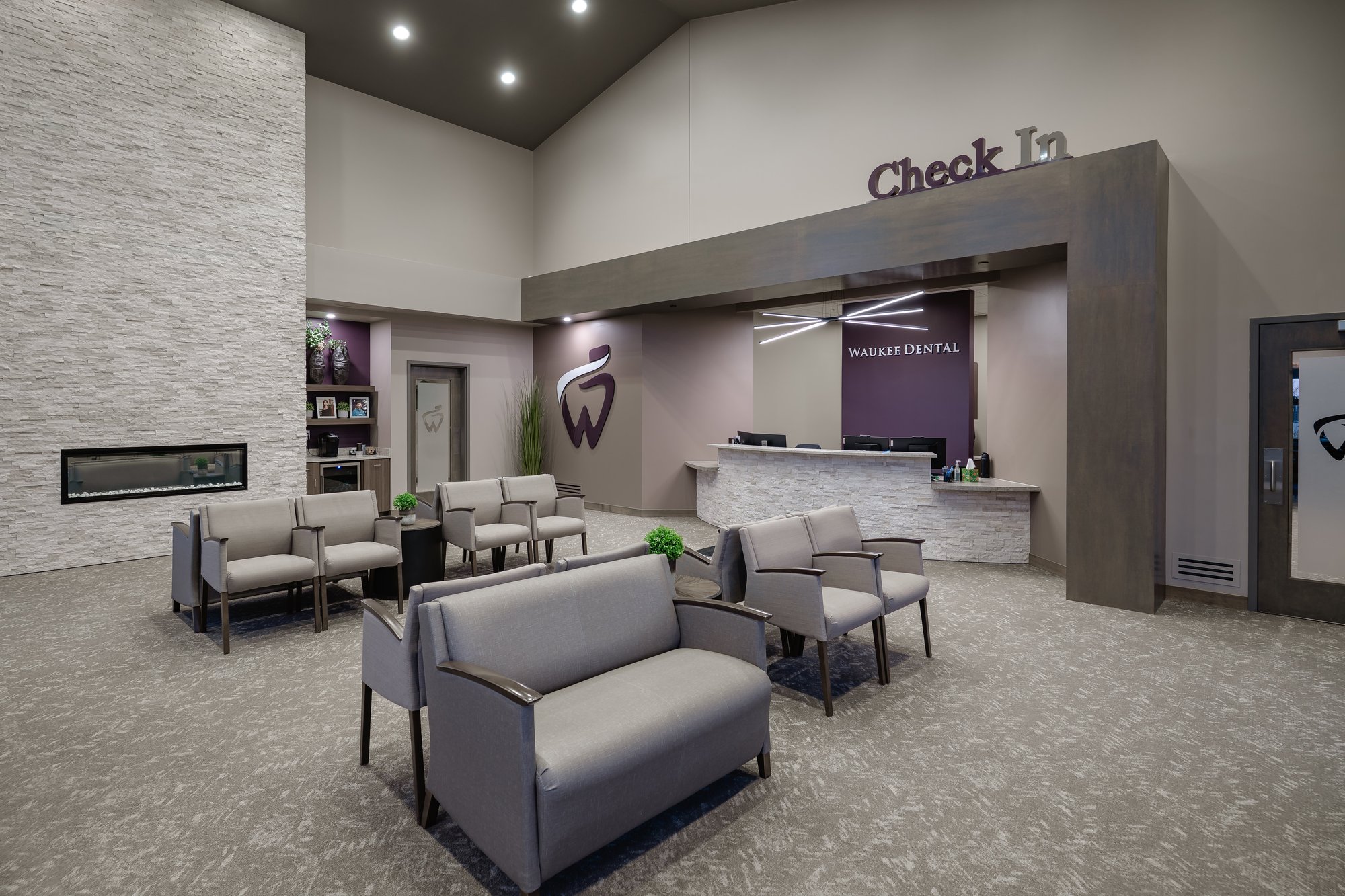 Waukee Dental Reception Room